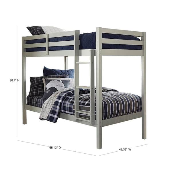 Hilale Furniture Caspian Gray Twin, Sky Bunk Bed Assembly Instructions Pdf