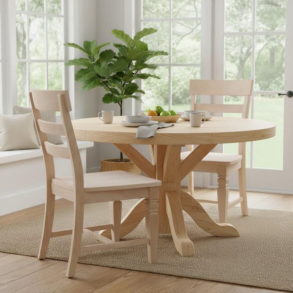 International Concepts Unfinished Wood Dining Chair (Set of 2)