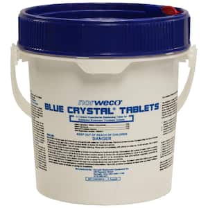 5 lb. Blue Crystal Chlorine Tablets for Aerobic or Septic Systems