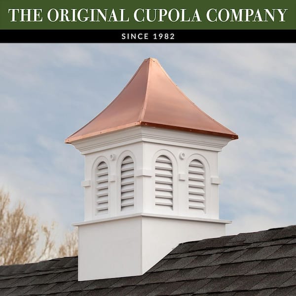 Smithsonian Columbia 48 in. x 80 in. Vinyl Cupola with Copper Roof