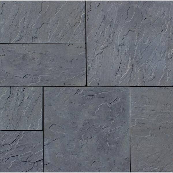 Nantucket Pavers Patio-on-a-Pallet 126 in. x 126 in. Concrete Gray Kingsmill Yorkstone Paver