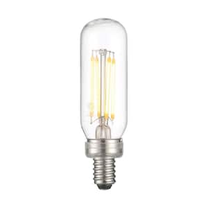 25-Watt Equivalent T6 Dimmable Edison LED Light Bulb Clear Glass Soft White (1-Pack)