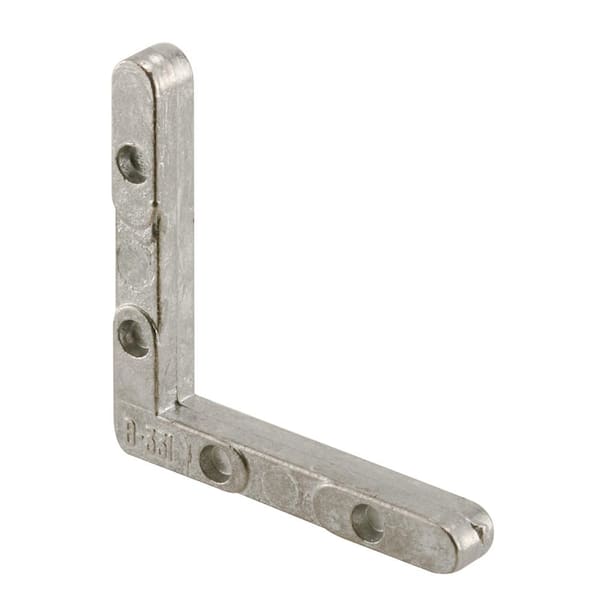 Prime-Line Window C Sash Corner, Zinc Metal