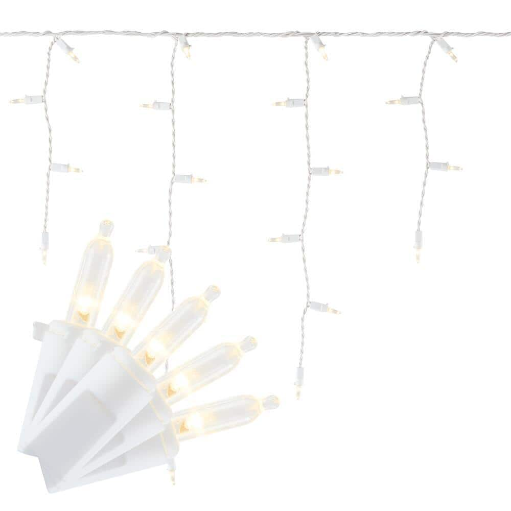 home accents icicle lights warm white