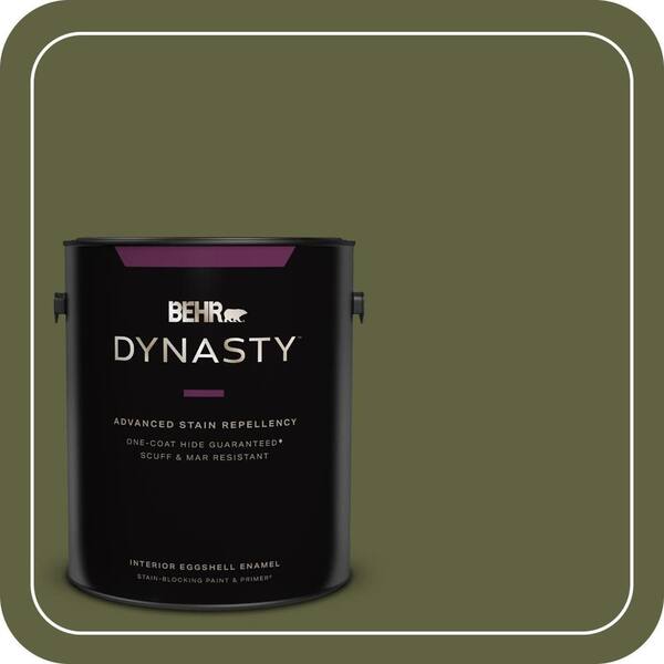 BEHR DYNASTY 1 gal. #T11-16 Fjord Eggshell Enamel Interior Stain-Blocking Paint & Primer