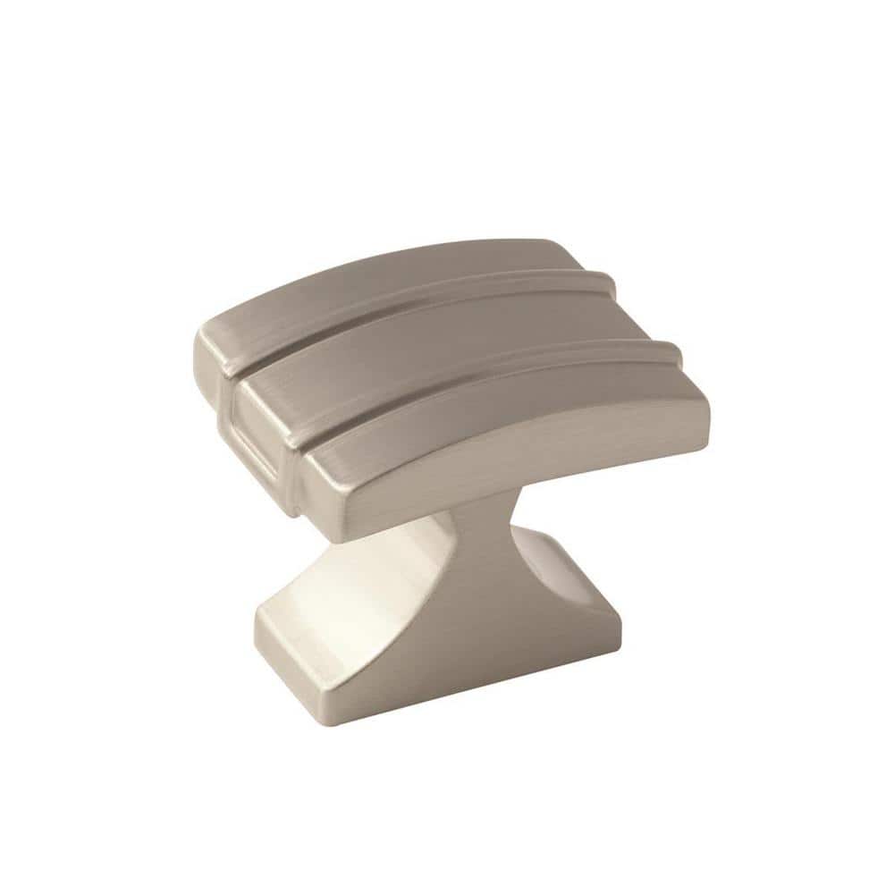 Davenport 1-1/4 in. (32mm) Classic Satin Nickel Rectangle Cabinet Knob