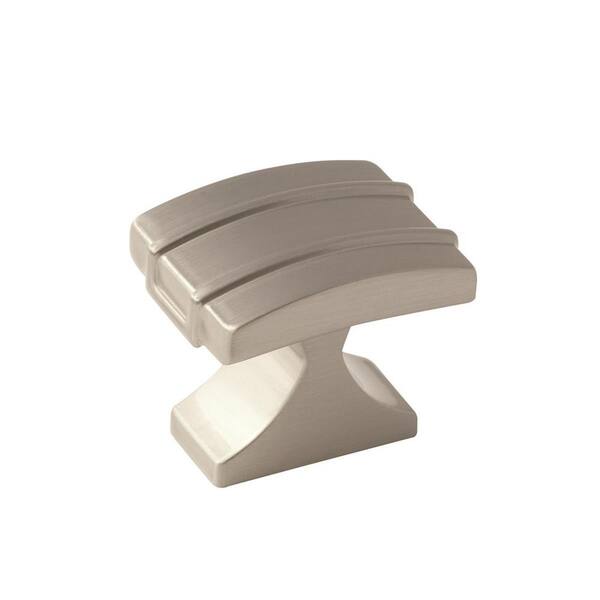 Davenport 1-1/4 in. (32mm) Classic Satin Nickel Rectangle Cabinet Knob