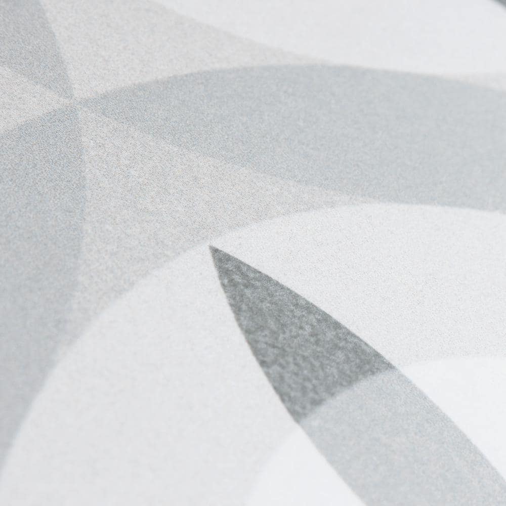 Hexatile 7"x 8" Gray Porcelain Patterned Wall & Floor Tile