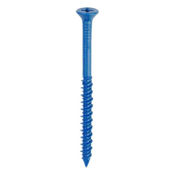 1/4"x4" Concrete/Masonry Screw Anchors 50 *Phillips Flat Head* 