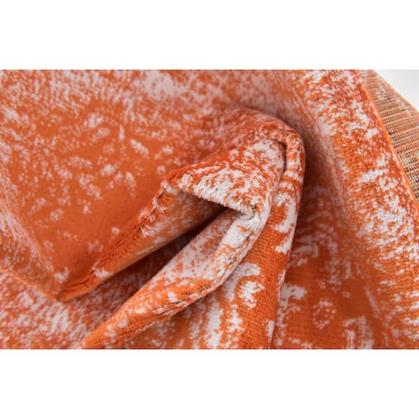 Sofia Grand Orange 3' 3 x 19' 8 Runner Rug