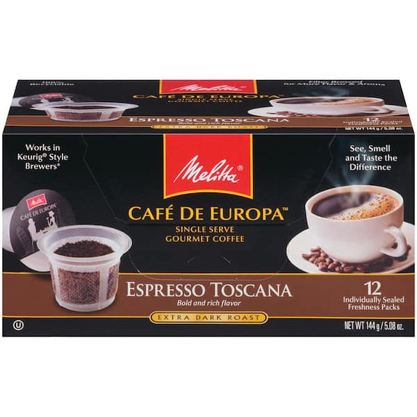 Melitta Cafe de Europa Espresso Toscano Single Serve Coffee Capsule (72-Count)