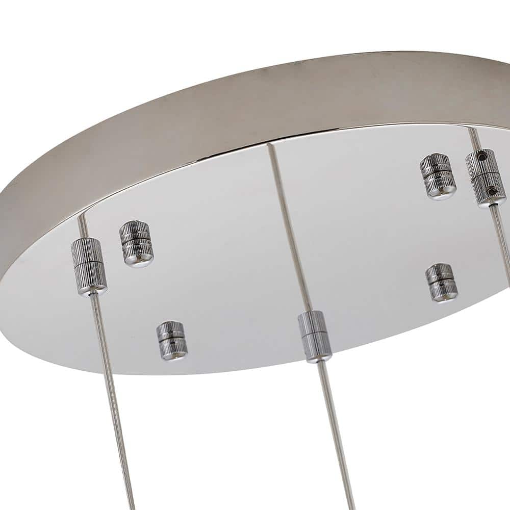 Elegant Chrome 12" Plug-In Chandelier with Iceberg Crystal Accents