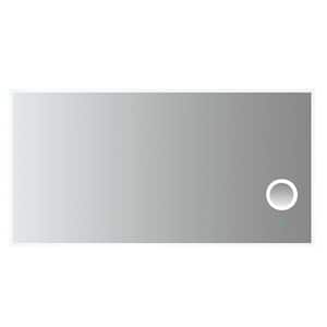 Moderna 70 in. W x 36 in. H Frameless Rectangular LED Bathroom Vanity Mirror with 3x Magnification, Dimmer and Defogger