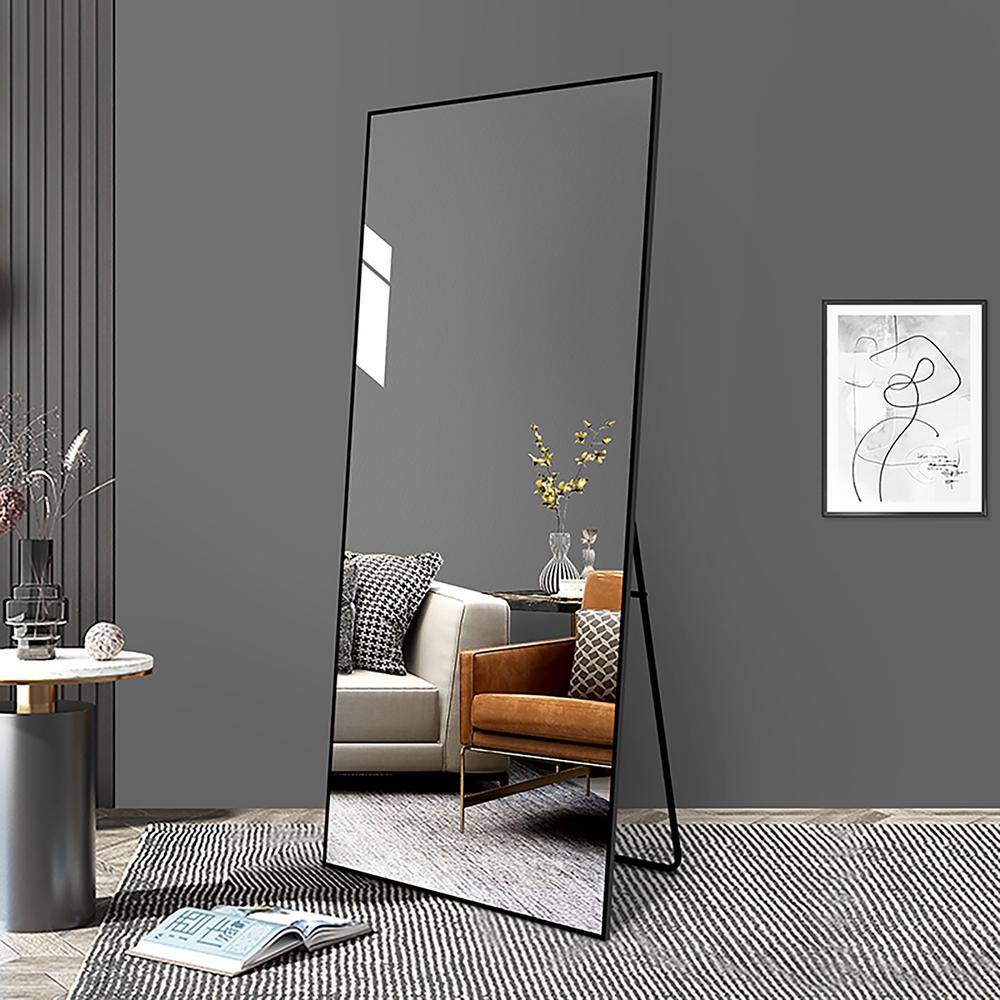 23.6 in. W x 65 in. H Rectangular Framed Freestanding Bathroom Vanity ...