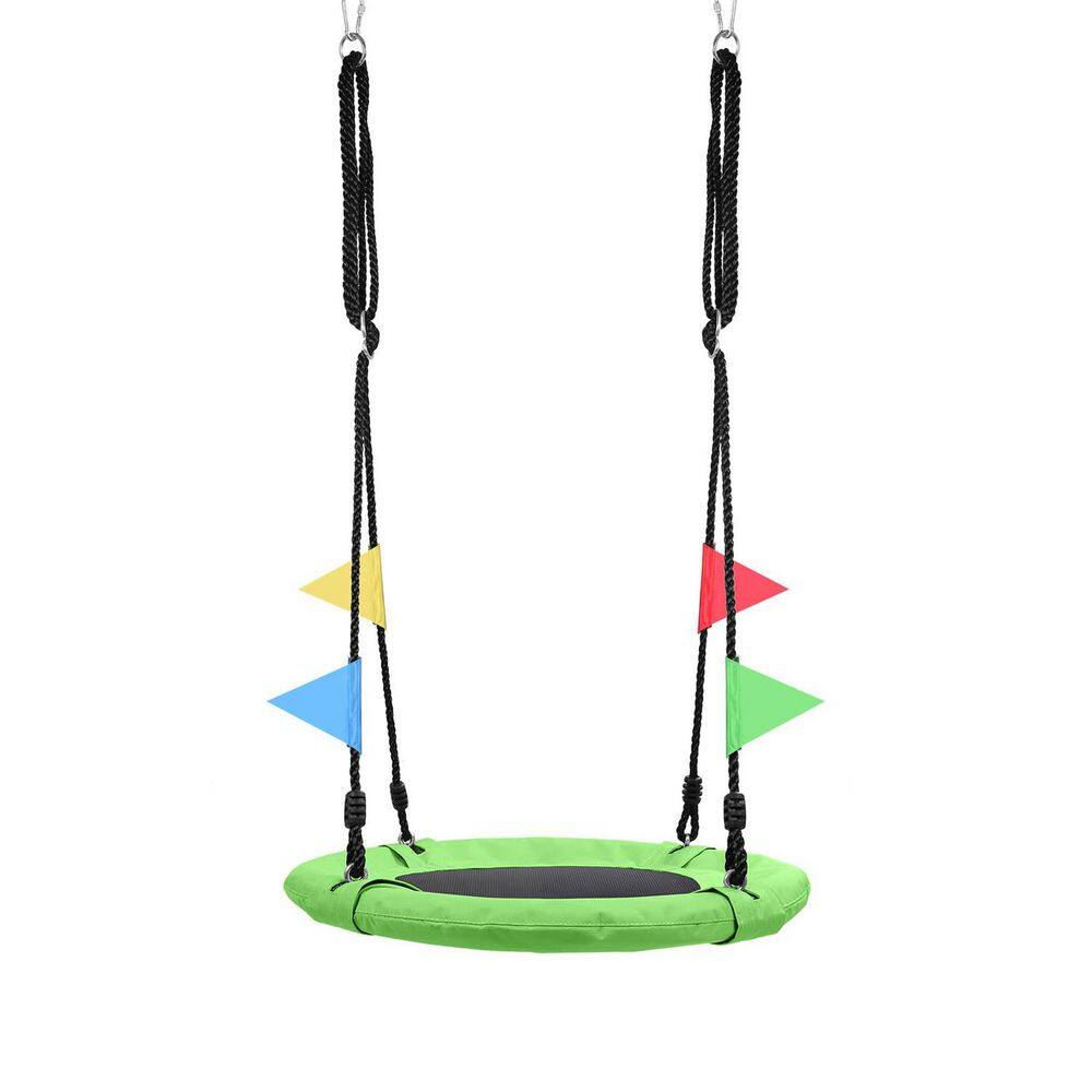 Saucer Swing 24in Diameter 900D Oxford Fabric 360 Rotation 5ft Straps Indoor Outdoor Use 1 Pack price history on PriceWatchPro