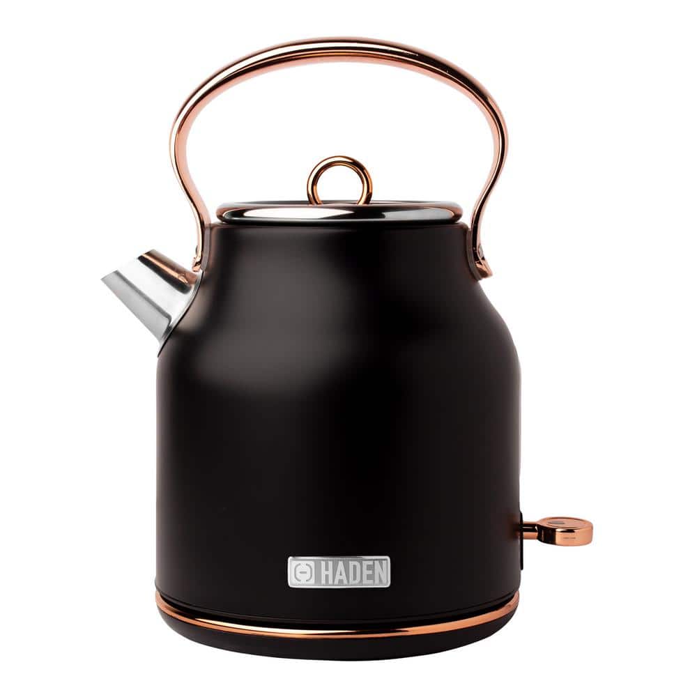 HADEN Heritage 7Cup Boil Dry in Black and Copper Auto ShutOff