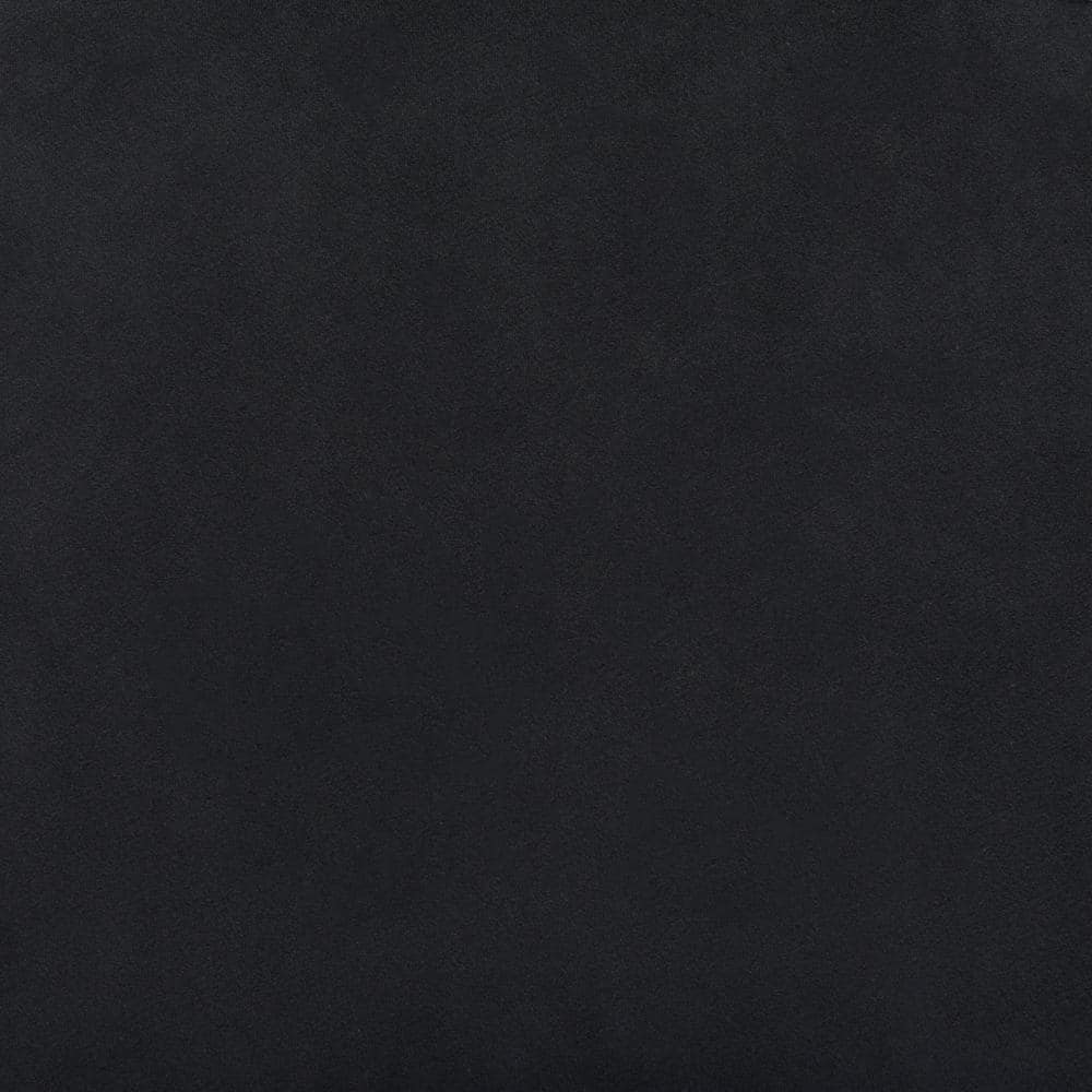 Chloe Low Cross Back Black Velvet Side Chair with Gold Frame