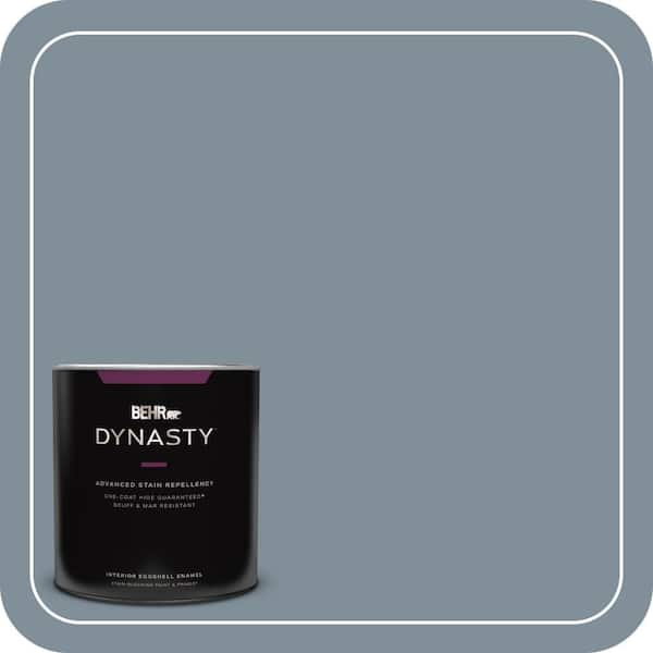 BEHR DYNASTY 1 qt. #MQ5-20 Cold Steel One-Coat Hide Eggshell Enamel Interior Stain-Blocking Paint and Primer