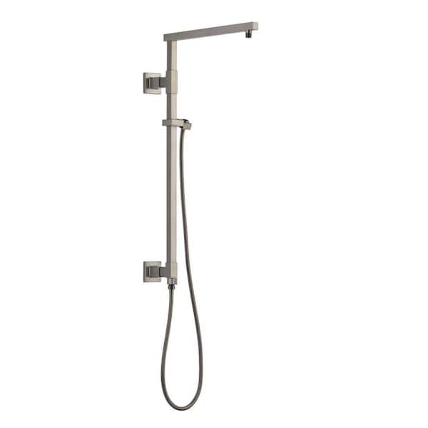 Delta Emerge 26 in. Angular Modern Column Shower Bar in Stainless