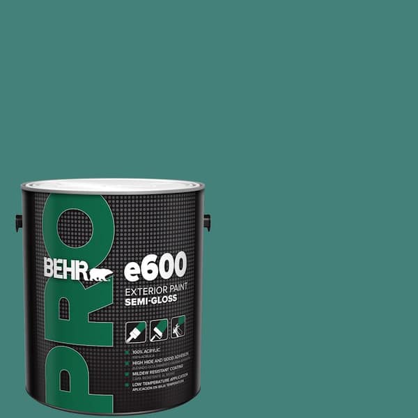 1 gal. #M450-6 Bubble Turquoise Semi-Gloss Exterior Paint