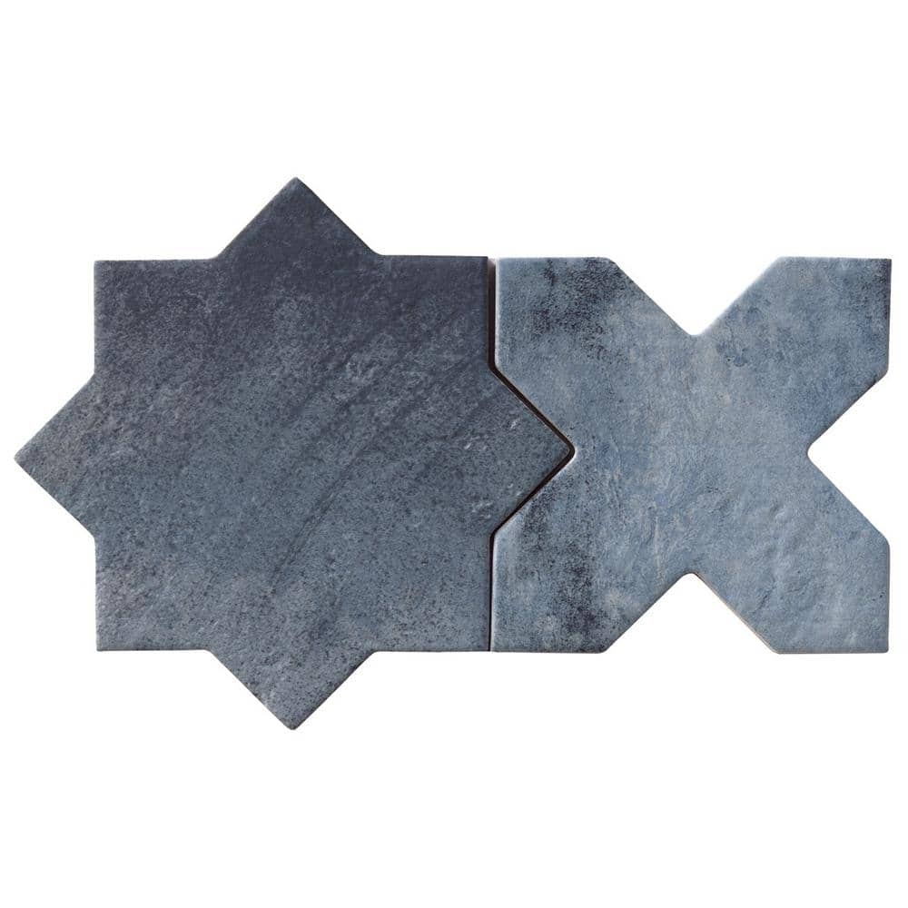 Ivy Hill Tile Tripoli Star-Crossed Denim Blue 6.1 in. x 0.35