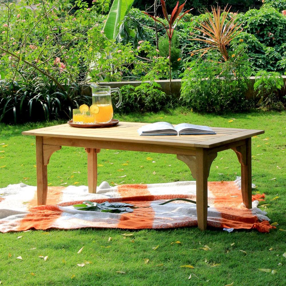 Torrey Natural Teak Wood Outdoor Coffee Table price history on PriceWatchPro