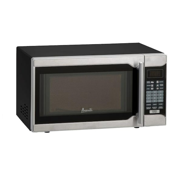 Avanti 0.7 cu. ft. 700-Watt Countertop Microwave in Black/Stainless Steel
