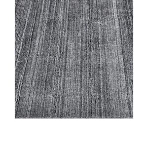 Harbor Contemporary Solid Marengo 8 ft. x 10 ft. Hand-Knotted Area Rug