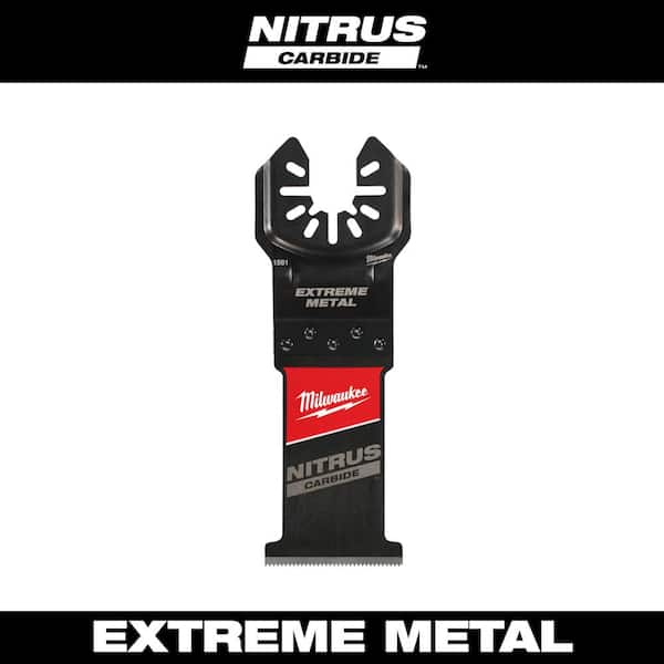 Milwaukee 1-3/8 in. Nitrus Carbide Universal Fit Extreme Metal Cutting Oscillating Multi-Tool Blade (1-Pack)