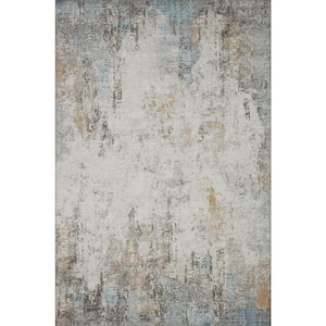 Drift Antique/Multi 2 ft. 6 in. x 7 ft. 6 in. Contemporary Abstract Runner Rug