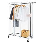 Only Hangers Black Steel Clothes Rack 63 in. W x 84 in. H GR600EH