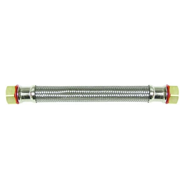 3/4 in. FIP x 3/4 in. FIP x 18 in. Stainless Steel Water Heater Supply Line