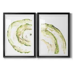 Lichen Halo V by Wexford Homes 2-Pieces Framed Abstract Paper Art Print 30.5 in. x 42.5 in.