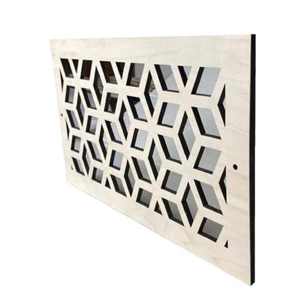 STELLAR Cubes Wood Air Register (6 x 14)- Screw-In Wall and
