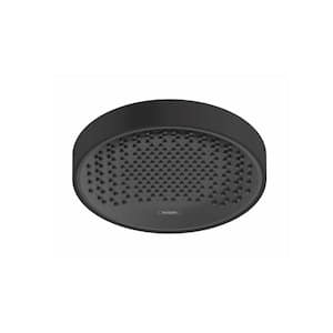 Rainfinity 1-Spray Patterns 2.5 GPM 10 in. Wall Mount Fixed Shower Head in Matte Black