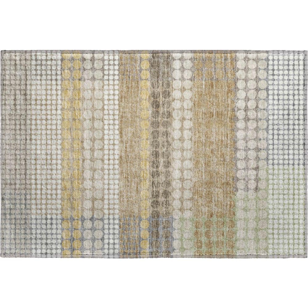 Mayfield Premium Machine Washable Abstract AMF2445 Beige 2 ft. x 3 ft. Accent Rug price history on PriceWatchPro