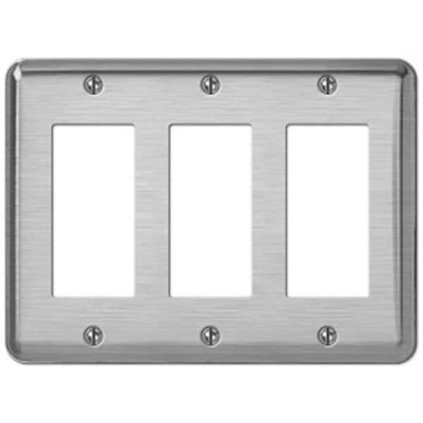 Creative Accents Chrome 3-Gang Wall Plate
