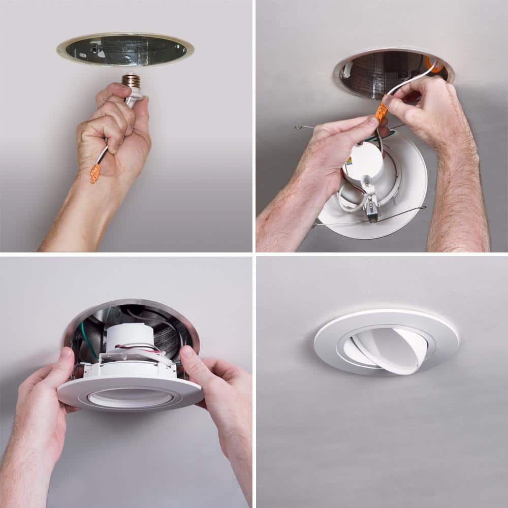 Halo 5/6" White LED Energy Star Certified Recessed Retrofit Lighting