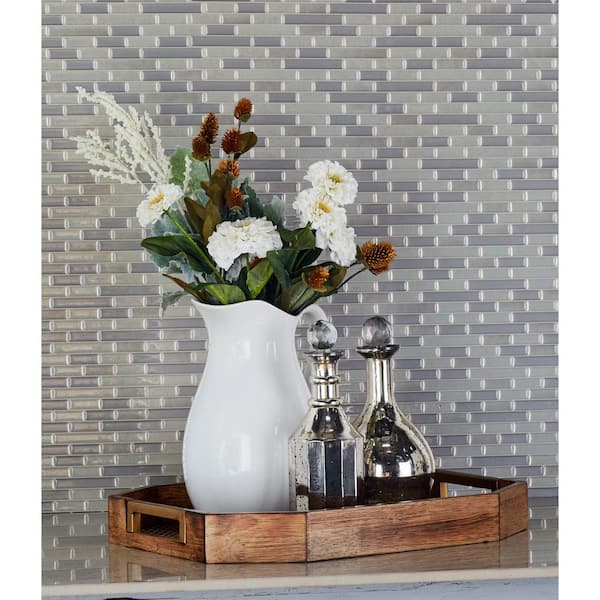 Litton Lane Light Brown Metal Decorative Tray with Mesh Base (Set of 2)