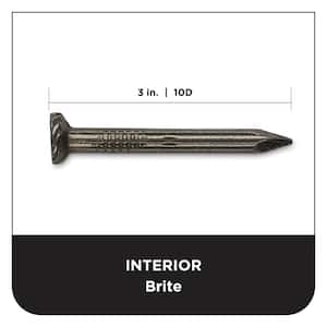 3 in. (10D) Brite Fluted Masonry Nail 1 lb. (63-Count)