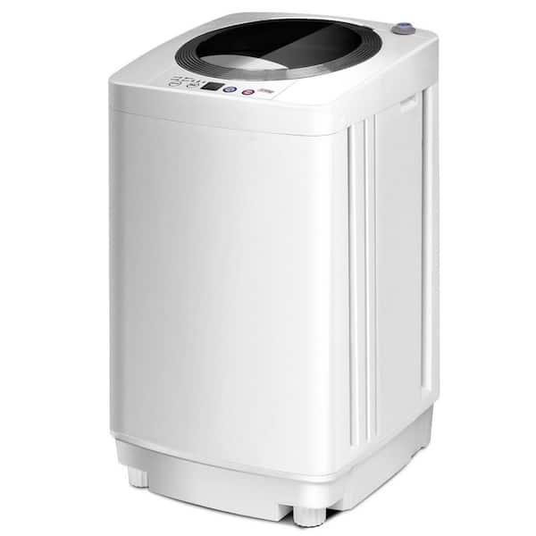 Costway 16.9 in. 0.79 cu. ft. High-Efficiency White Full-Automatic Top Load Washing Machine