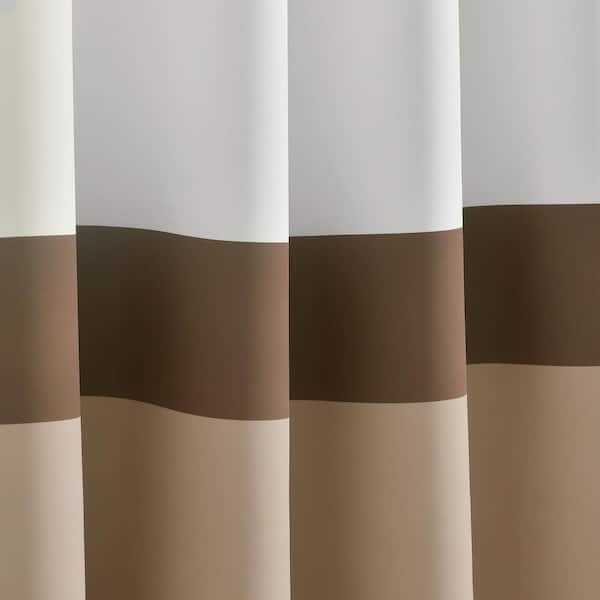 HOMEBOUTIQUE Alexander Color Block Light Filtering Window Curtain
