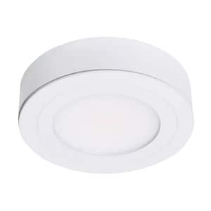 PureVue Tunable LED Undercabinet Puck Light, CCT 2700K - 5000K, Matte White