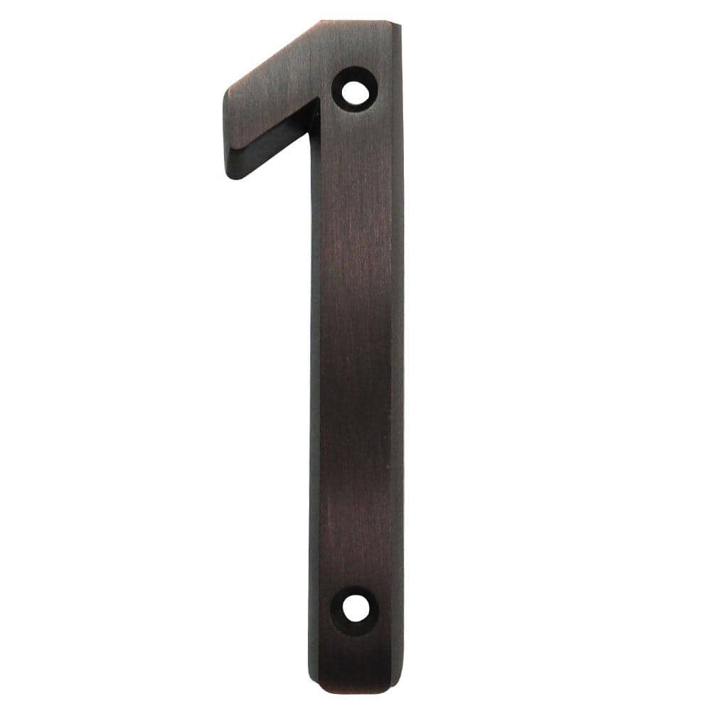 6 in. Aged Bronze Screw On House Number 1 price history on PriceWatchPro