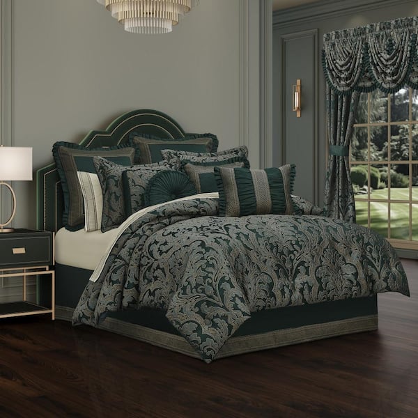 Unbranded Bowery 4-Pieces Polyester King Comforter Set