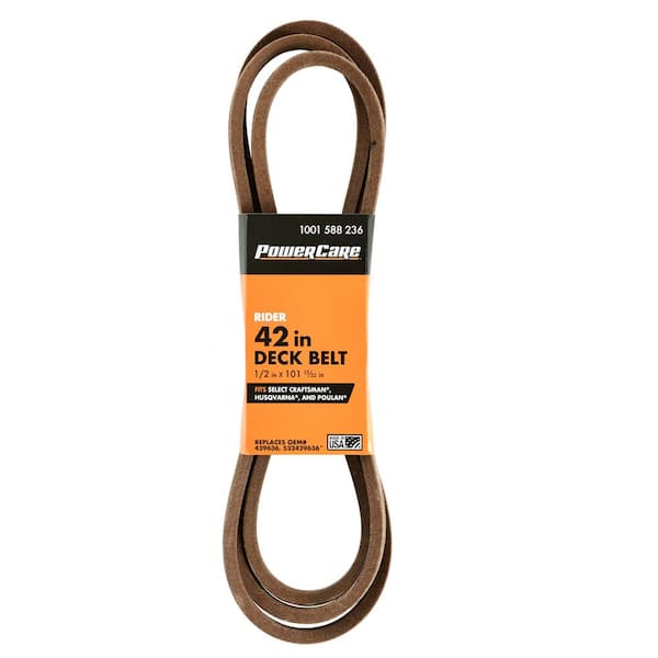 Deck Belt for 42 in. cut Craftsman, Husqvarna, Poulan mowers, Replaces OEM Numbers 429636, 532429636