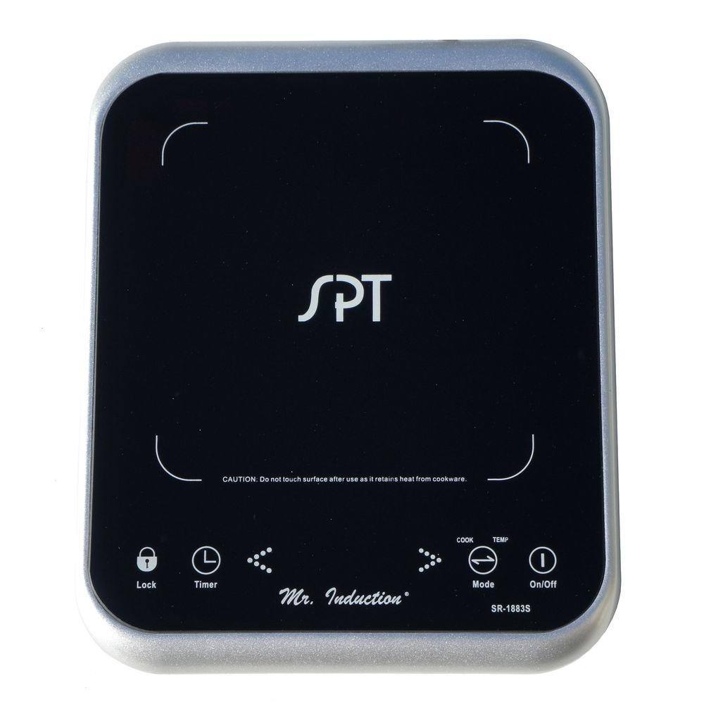 SPT 11.25 in. Ceramic Surface Induction Cooktop in Silver with 1