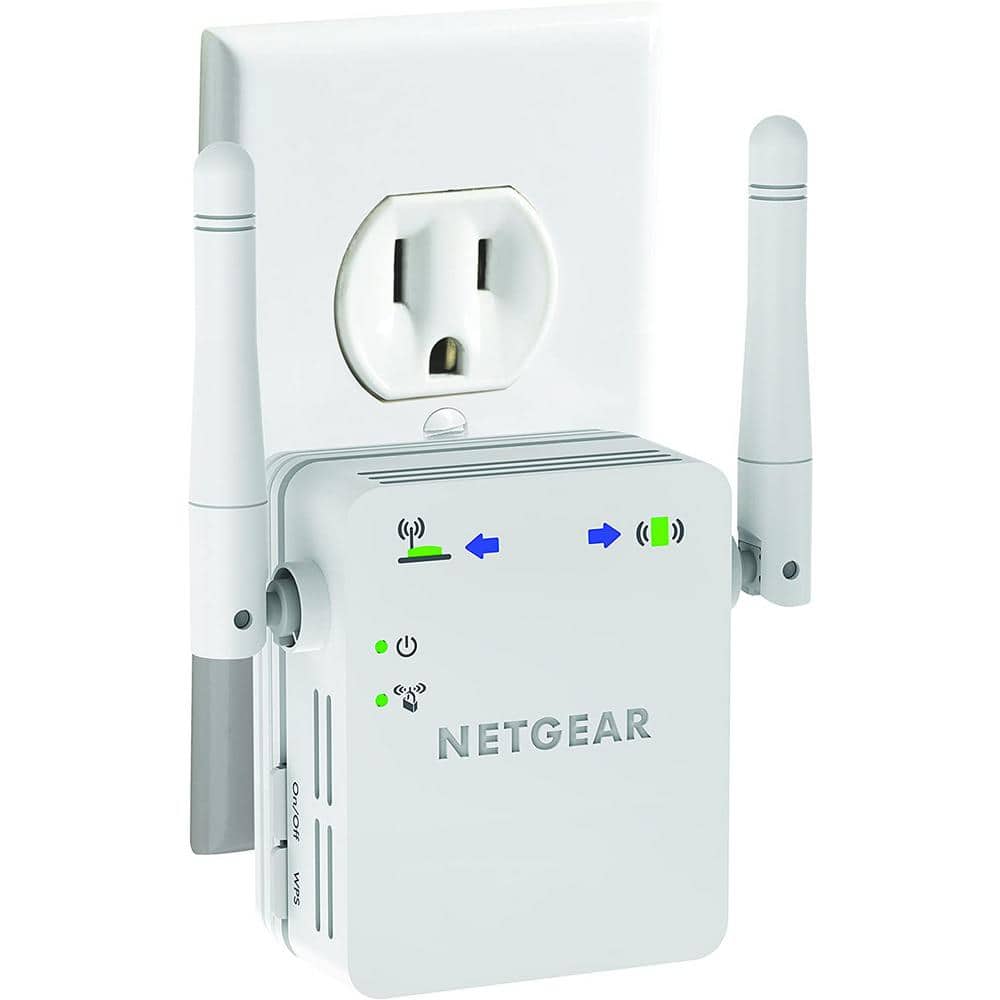 Netgear N300 WiFi Range Extender WN3000RP-100NAS - The Home Depot