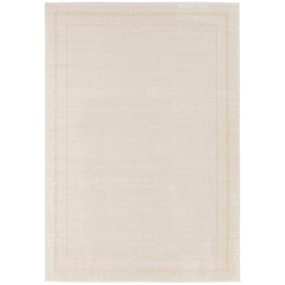 Essentials Ivory Gold 5 ft. x 7 ft. Solid Contemporary Area Rug price history on PriceWatchPro