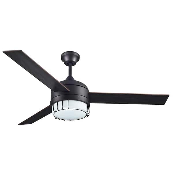 Design House Ajax 52 in. Indoor Oil Rubbed Bronze LED Ceiling Fan with Light